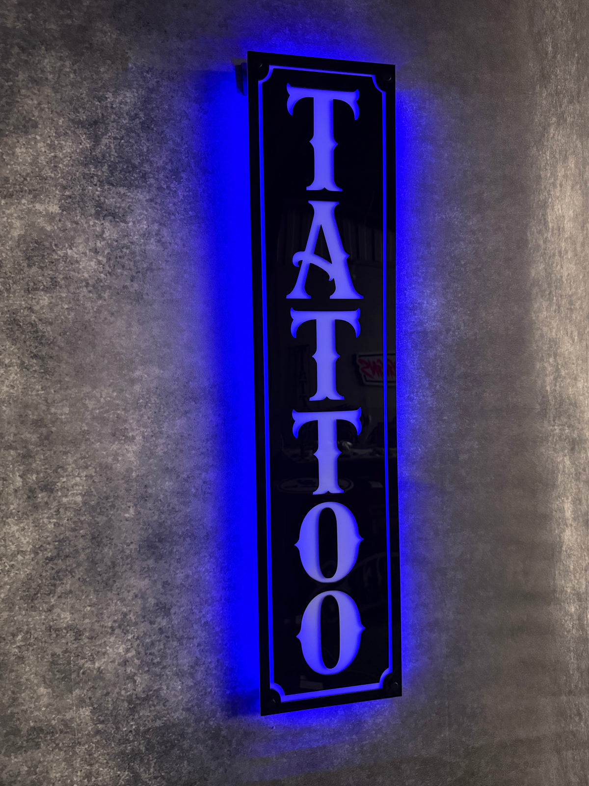 TATTOO Colour-Changing LED Acrylic Wall Sign