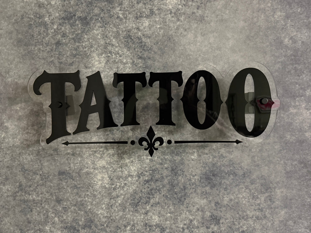 TATTOO Acrylic Wall Sign